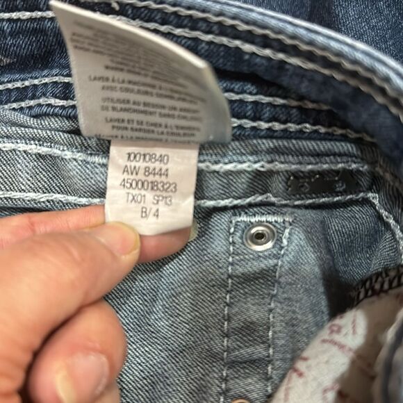 ARIAT Ruby Bootcut Jeans Low Rise Womens Bling Jeweled Embellished size 30L - Picture 12 of 12